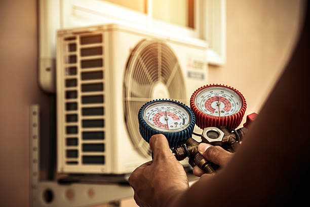 Professional Hvac Installation technician working in Fairview, MT